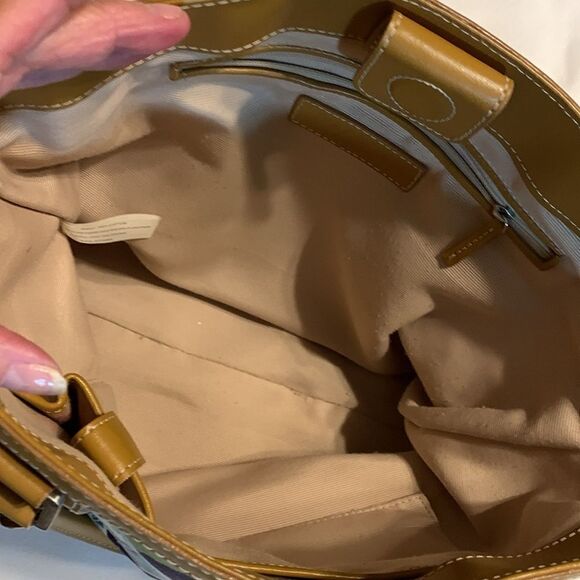 Talbots large stamp print satchel/travel tote/purse - Picture 12 of 13